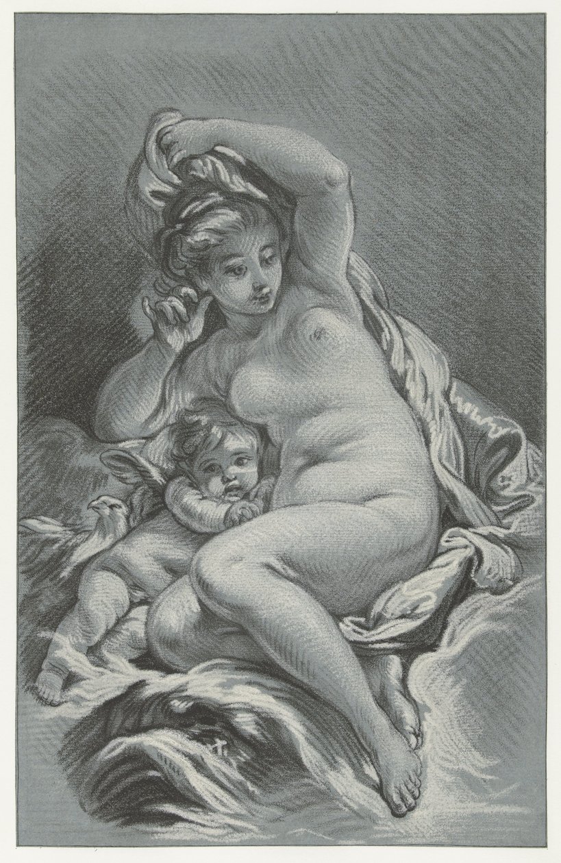Venus und Cupido
Venus und Amor auf einem Delphin von Louis Marin Bonnet