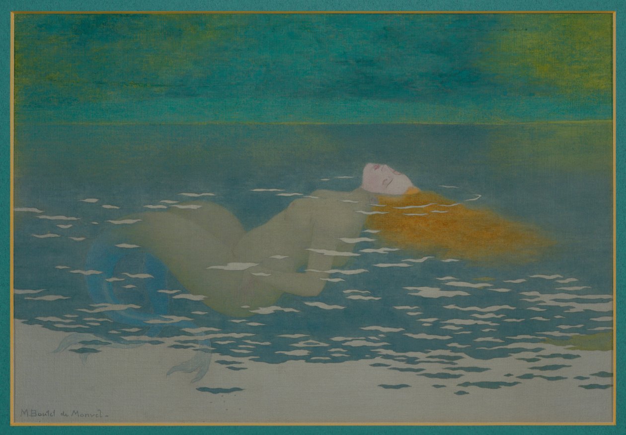 Meerjungfrau von Louis Maurice Boutet de Monvel