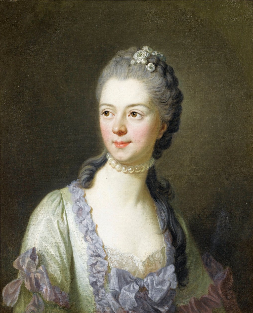 Porträt der Prinzessin Ekaterina Dmitrievna Golitsyna (1720-1761), geborene Cantemir von Louis Michel van Loo