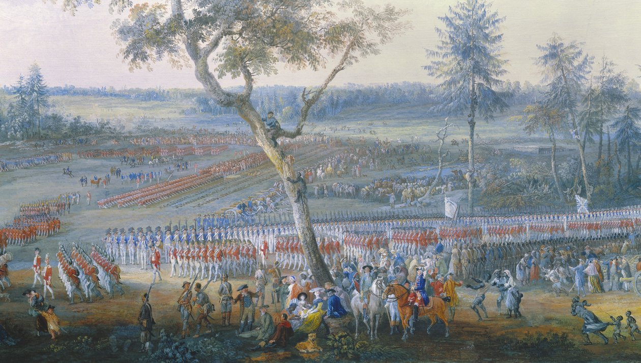 Einnahme von Yorktown, Virginia, 19. Oktober 1781 von Louis Nicolas van Blarenberghe