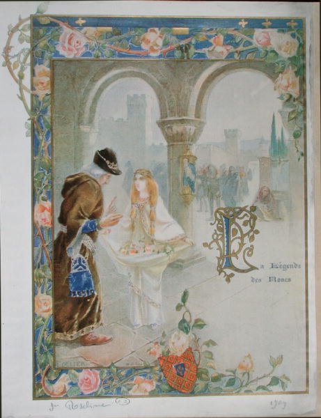 St. Rosalina von Villeneuve (1267-1329) von Louis Ollier