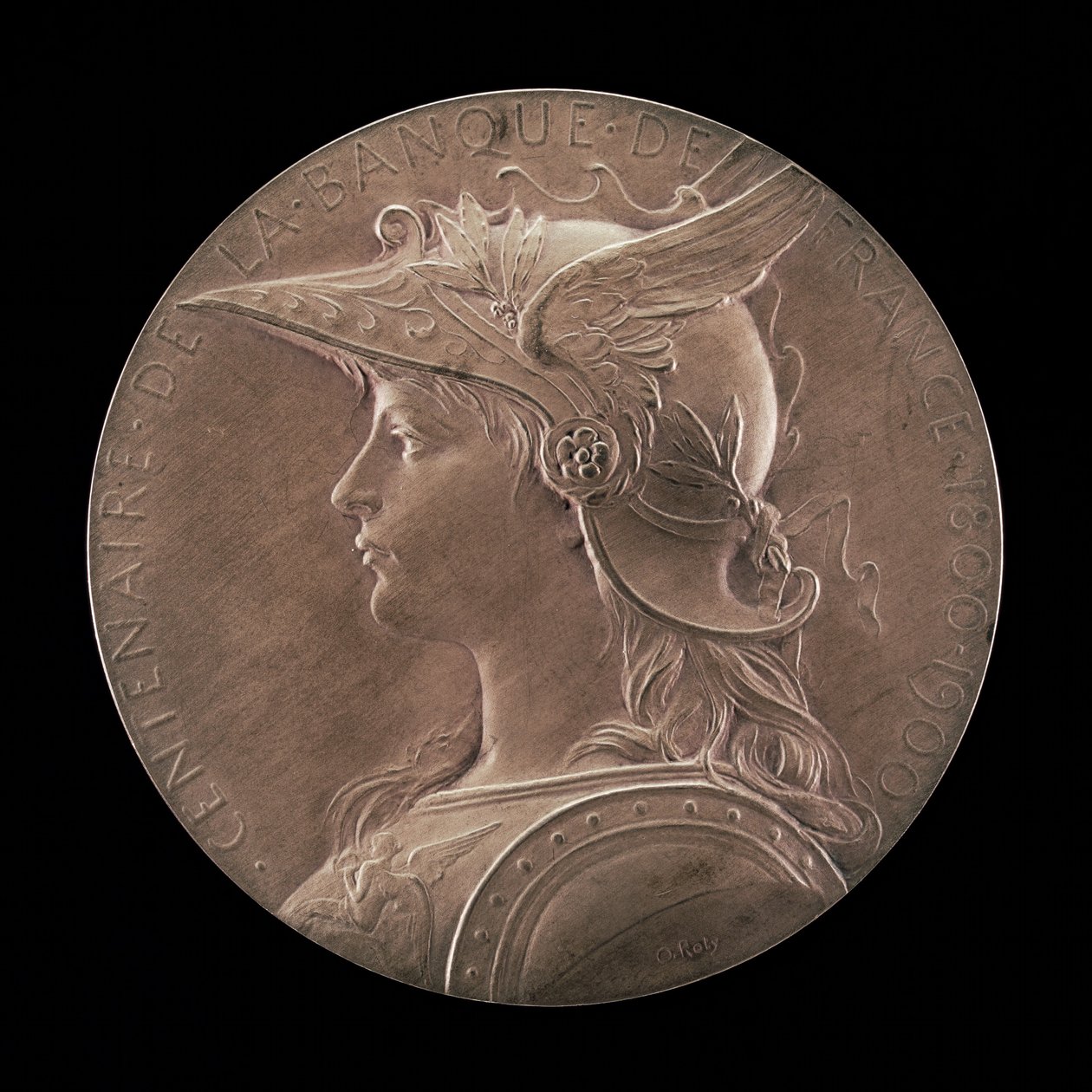 Hundertjahrfeier der Bank von Frankreich [Vorderseite] von Louis Oscar Roty
