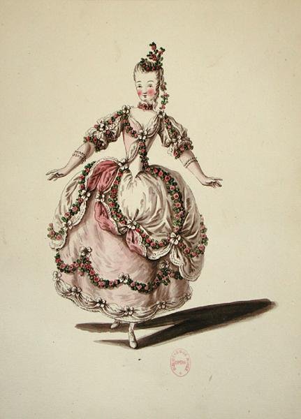Hirtenkostüm für ein Ballett von Louis Rene Boquet