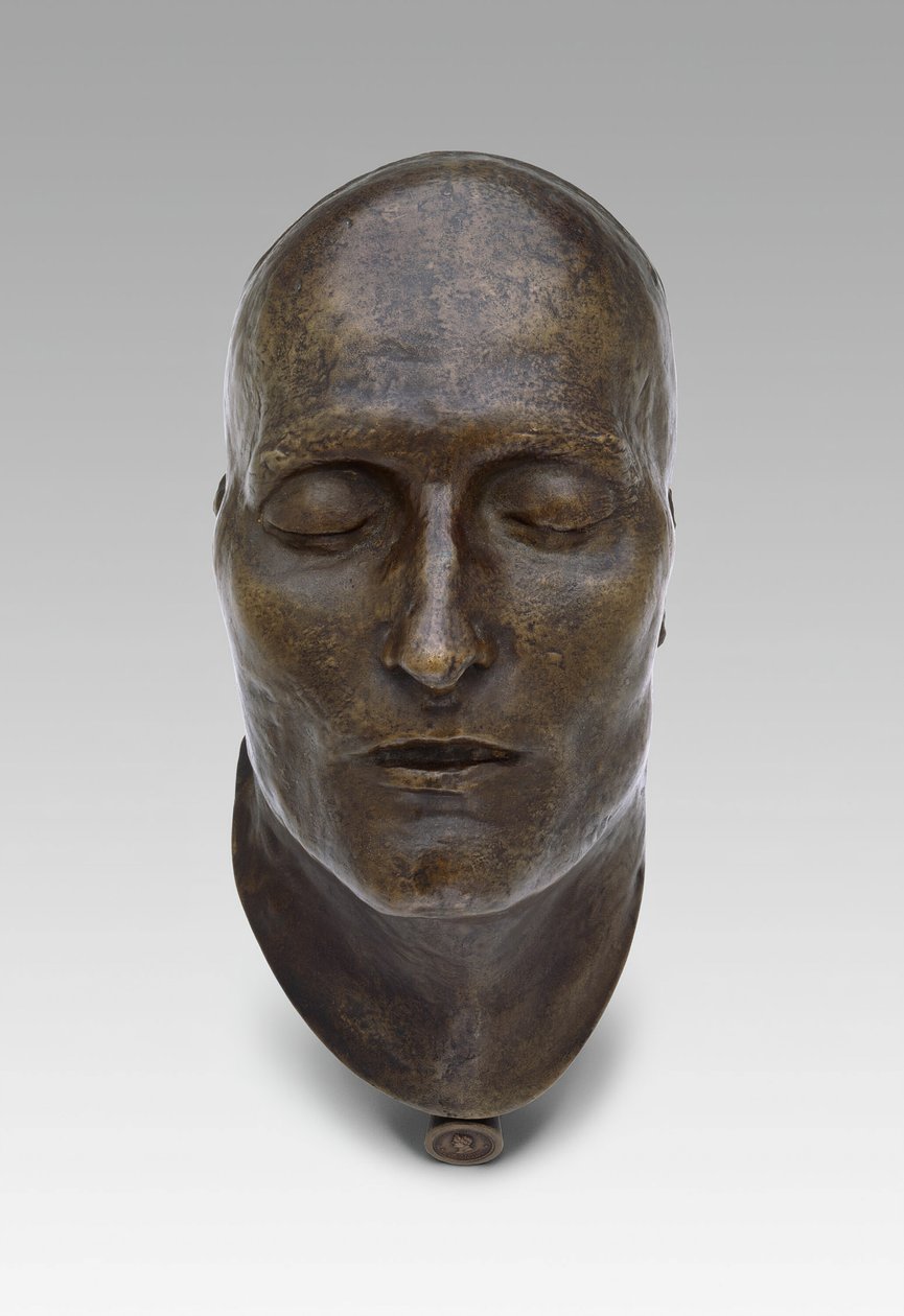 Totenmaske von Napoleon, modelliert 1821, gegossen 1833 von Louis Richard