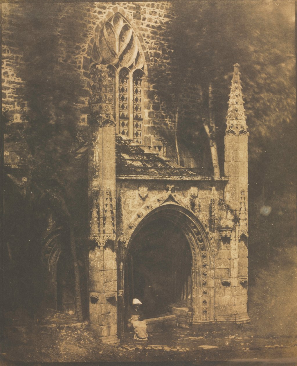 Brunnen von Notre-Dame in Saint-Brieuc, Bretagne, um 1853 von Louis Rémy Robert