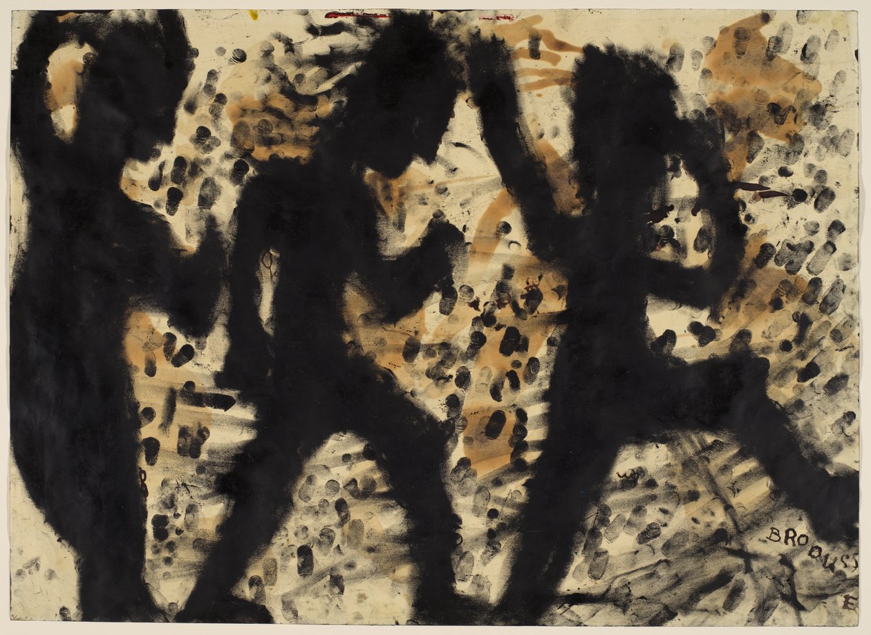 Brousse und Frapper, recto, ca. 1937-1942 von Louis Soutter