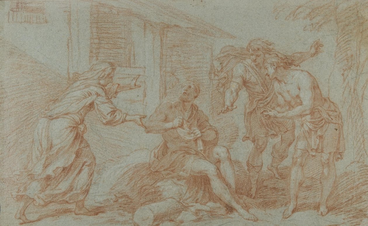 Sokrates nimmt den Giftbecher von Louis de Boullogne the Younger