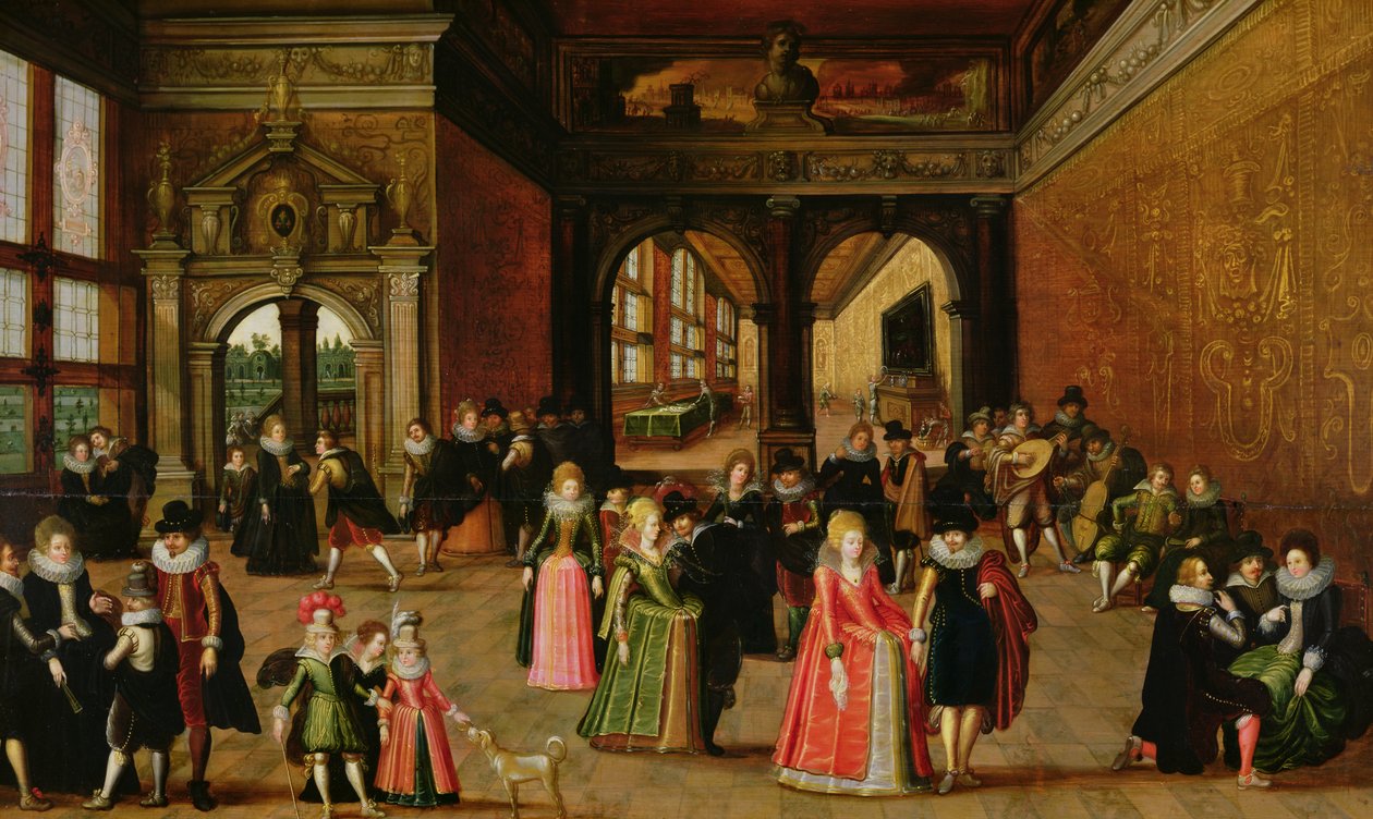 Ein Ball während der Herrschaft von Heinrich IV. von Louis de Caullery