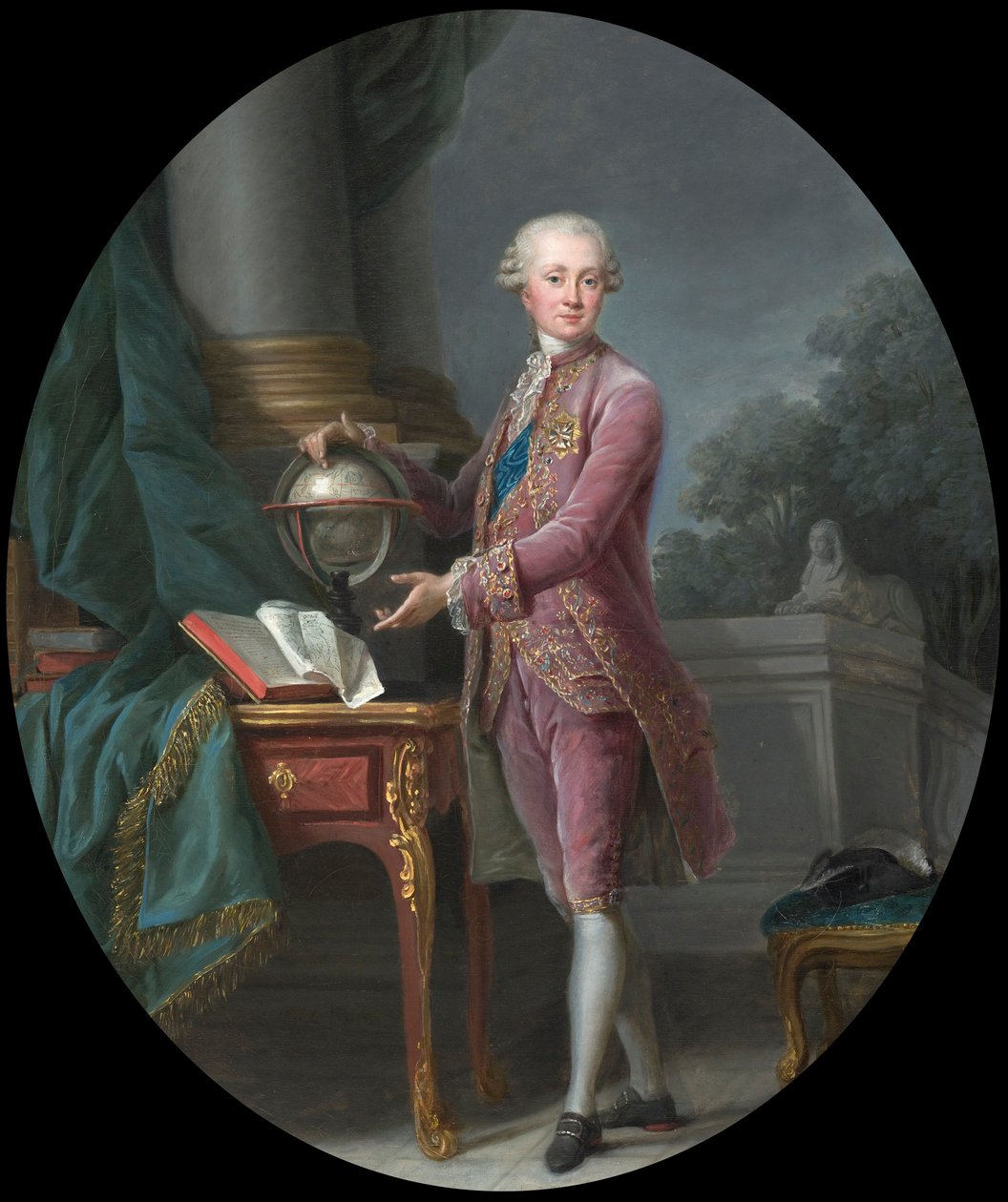 Porträt von Prinz Karl Heinrich von Nassau-Siegen 1743-1808, 1776 von Elisabeth Louise Vigee Lebrun