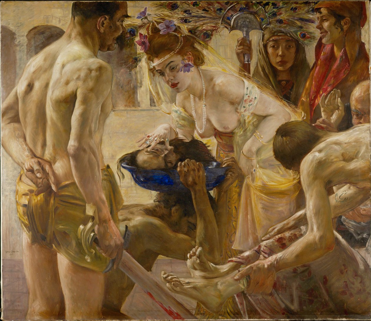 Salome und das Haupt von Johannes dem Täufer von Lovis (1858-1925) Corinth