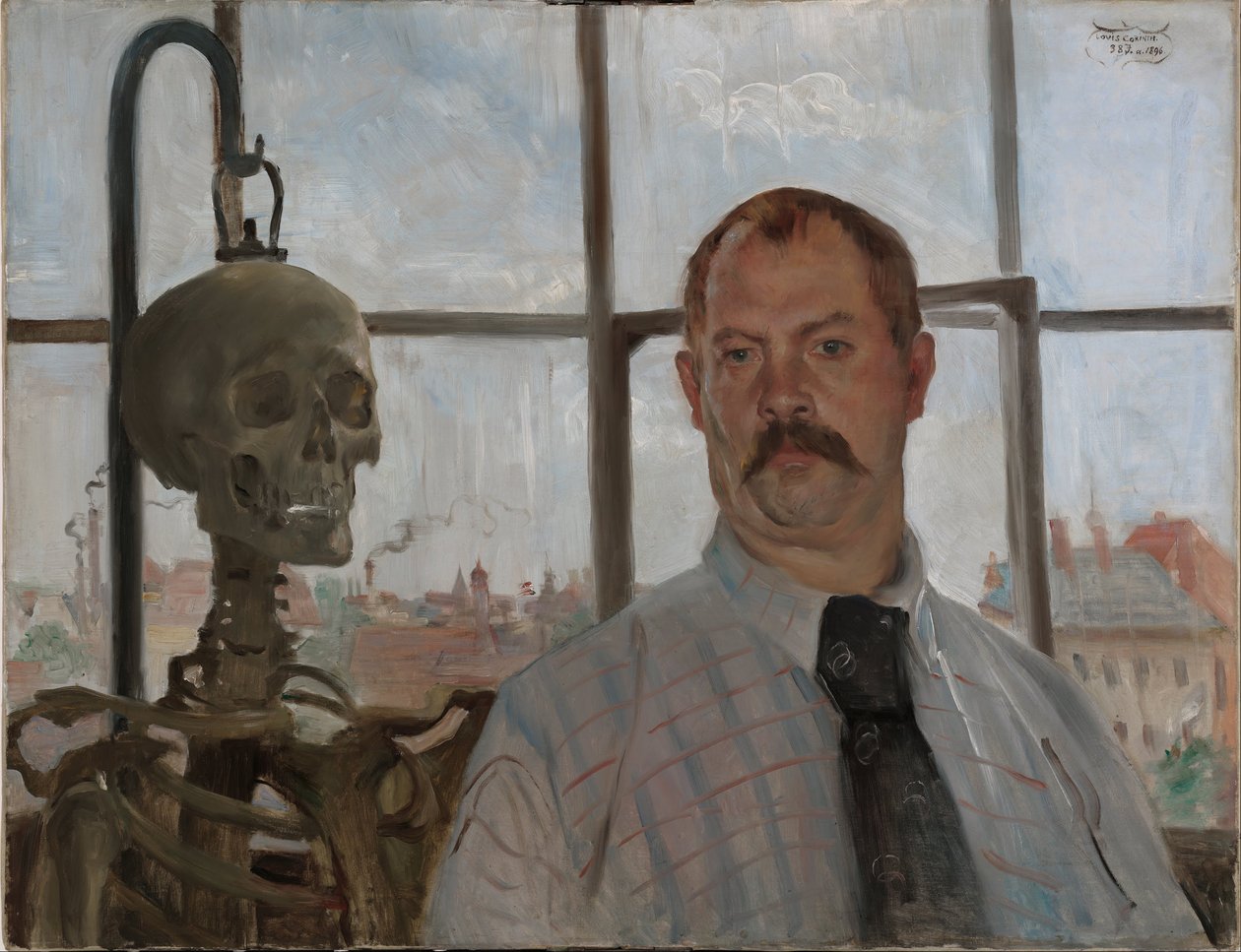 Selbstporträt von Lovis (1858-1925) Corinth