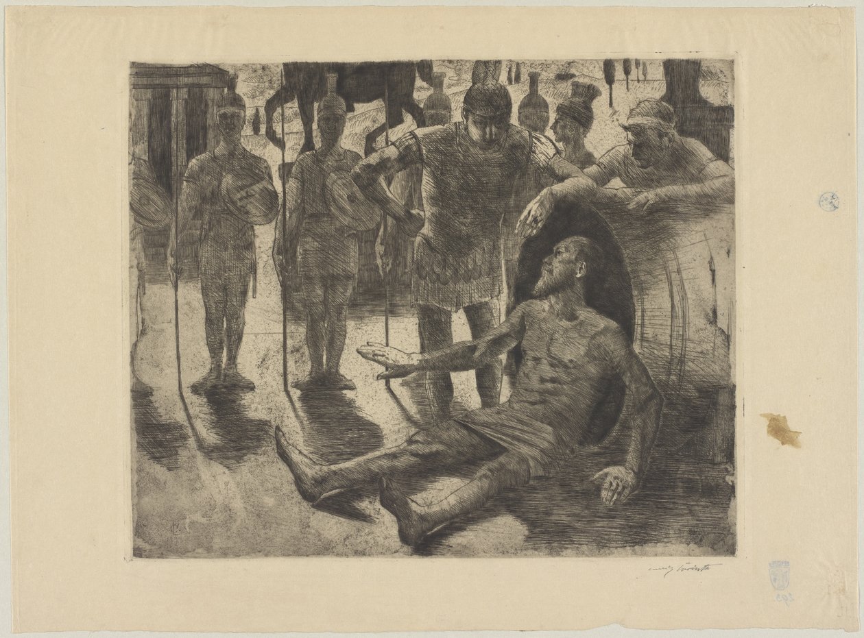 Alexander und Diogenes von Lovis Corinth