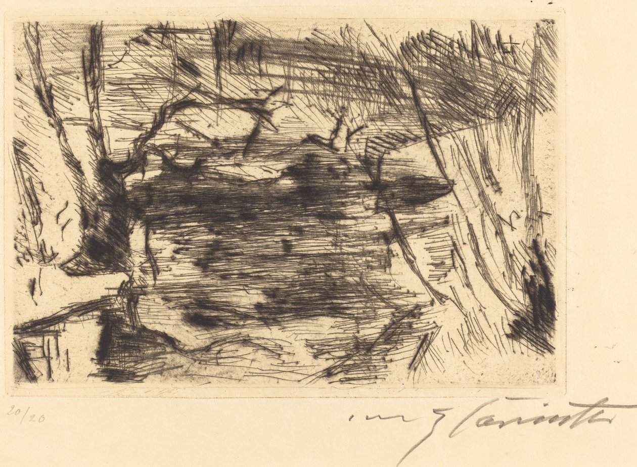 Der Neue See von Lovis Corinth