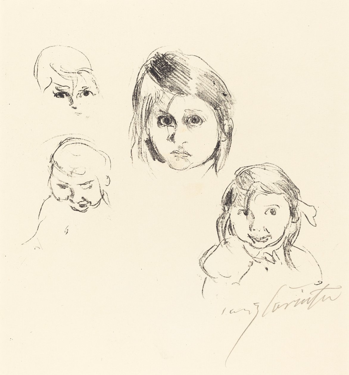 Kinderköpfe, 1914 von Lovis Corinth