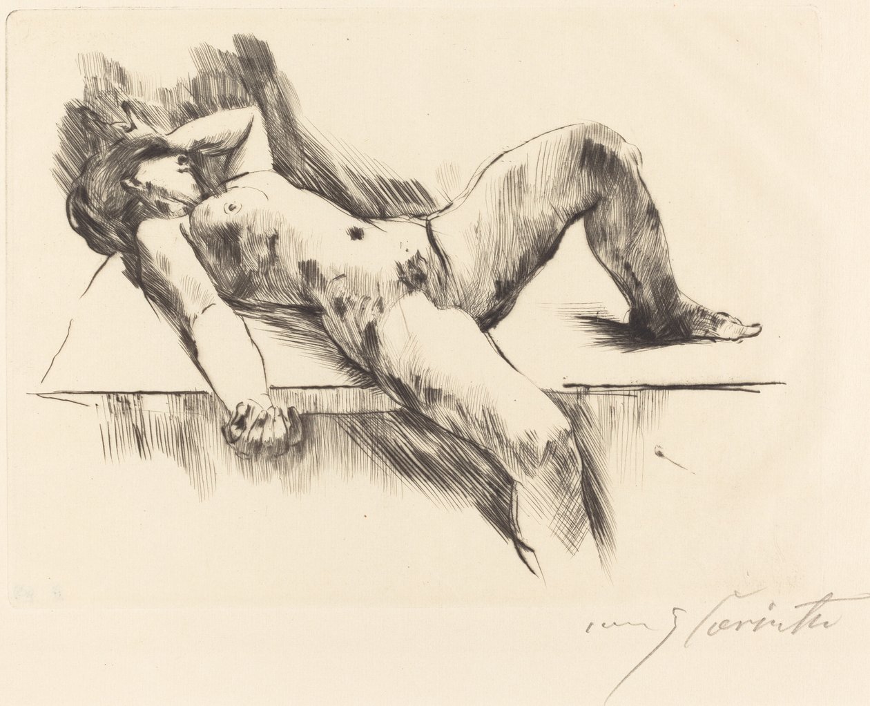 Liegender weiblicher Akt III, 1913 von Lovis Corinth