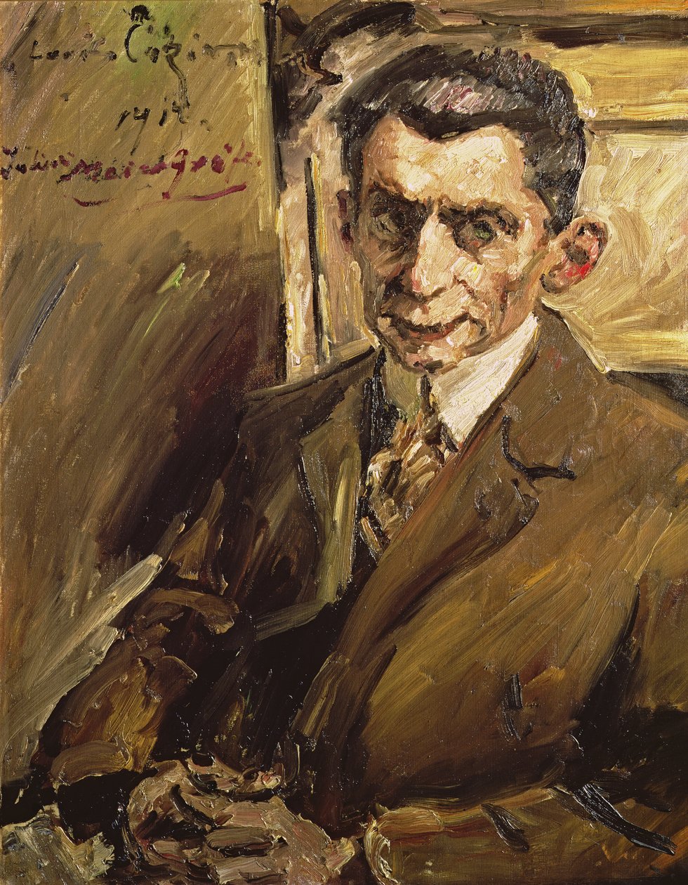 Porträt von Julius Meier-Grafe (1867-1935), Kunsthistoriker, ca. 1912-14 von Lovis Corinth