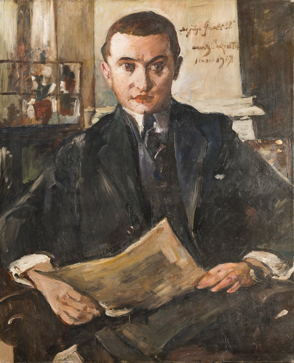 Porträt von Wolfgang Gurlitt, 1917 von Lovis Corinth