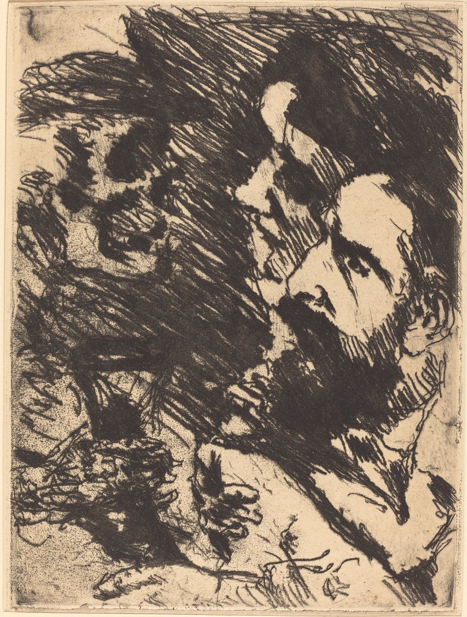 Tod bei den Strucks, 1921 veröffentlicht 1922 von Lovis Corinth