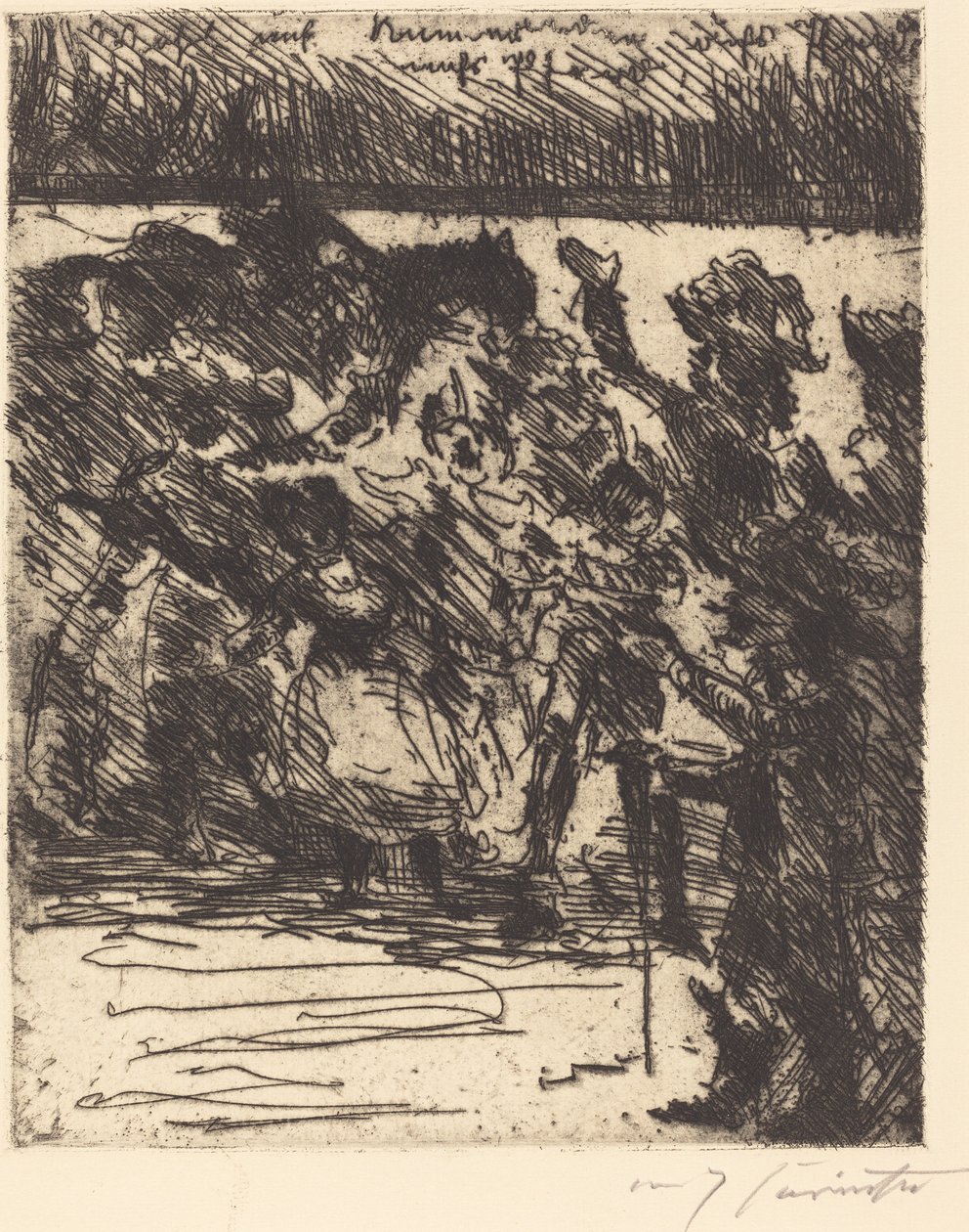 „Wohl auf, Kameraden, aufs Pferd, aufs Pferd! Ins Feld, in die Freiheit gezogen!“ von Lovis Corinth