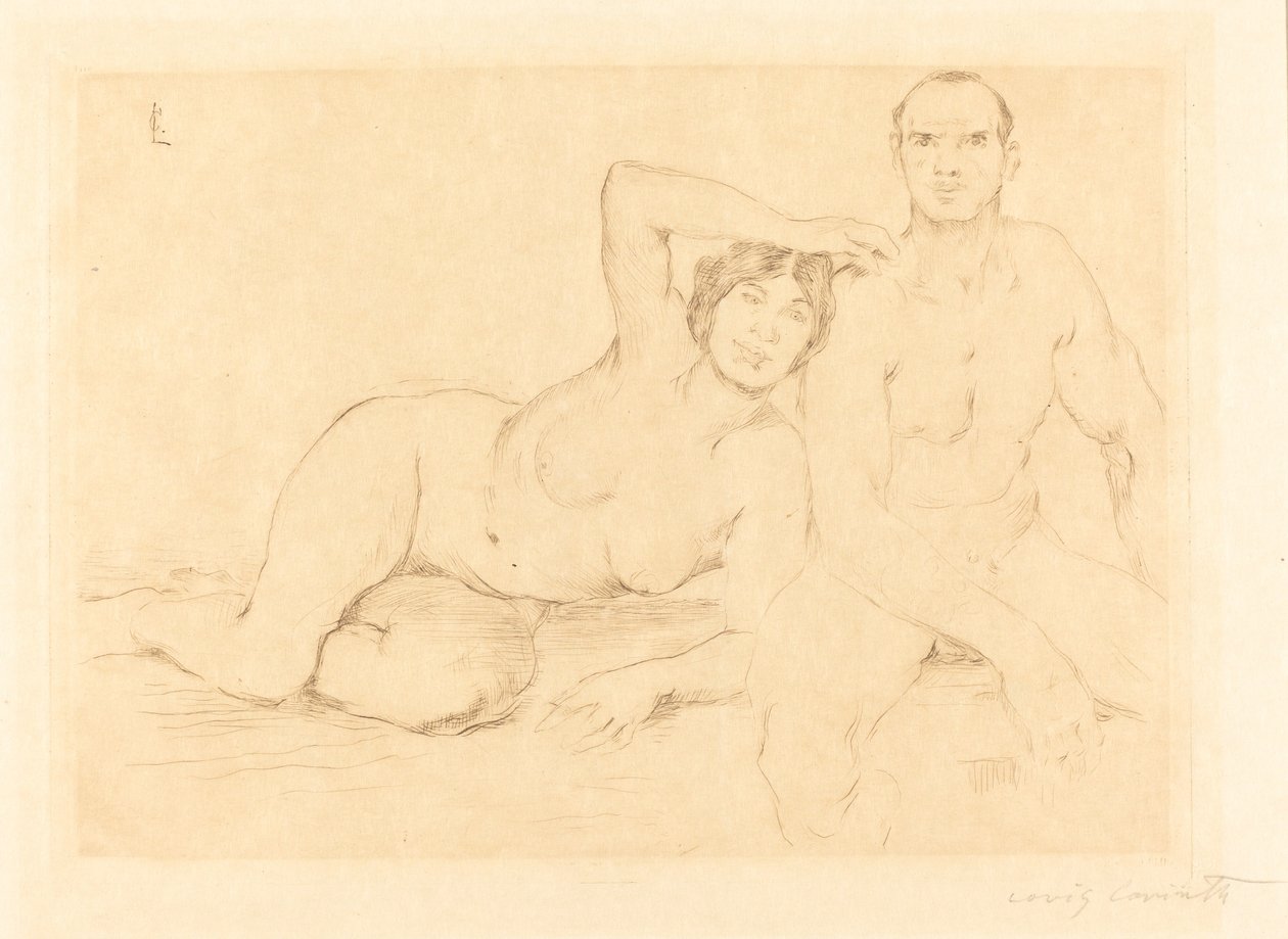 Zwei Menschen, 1908 von Lovis Corinth