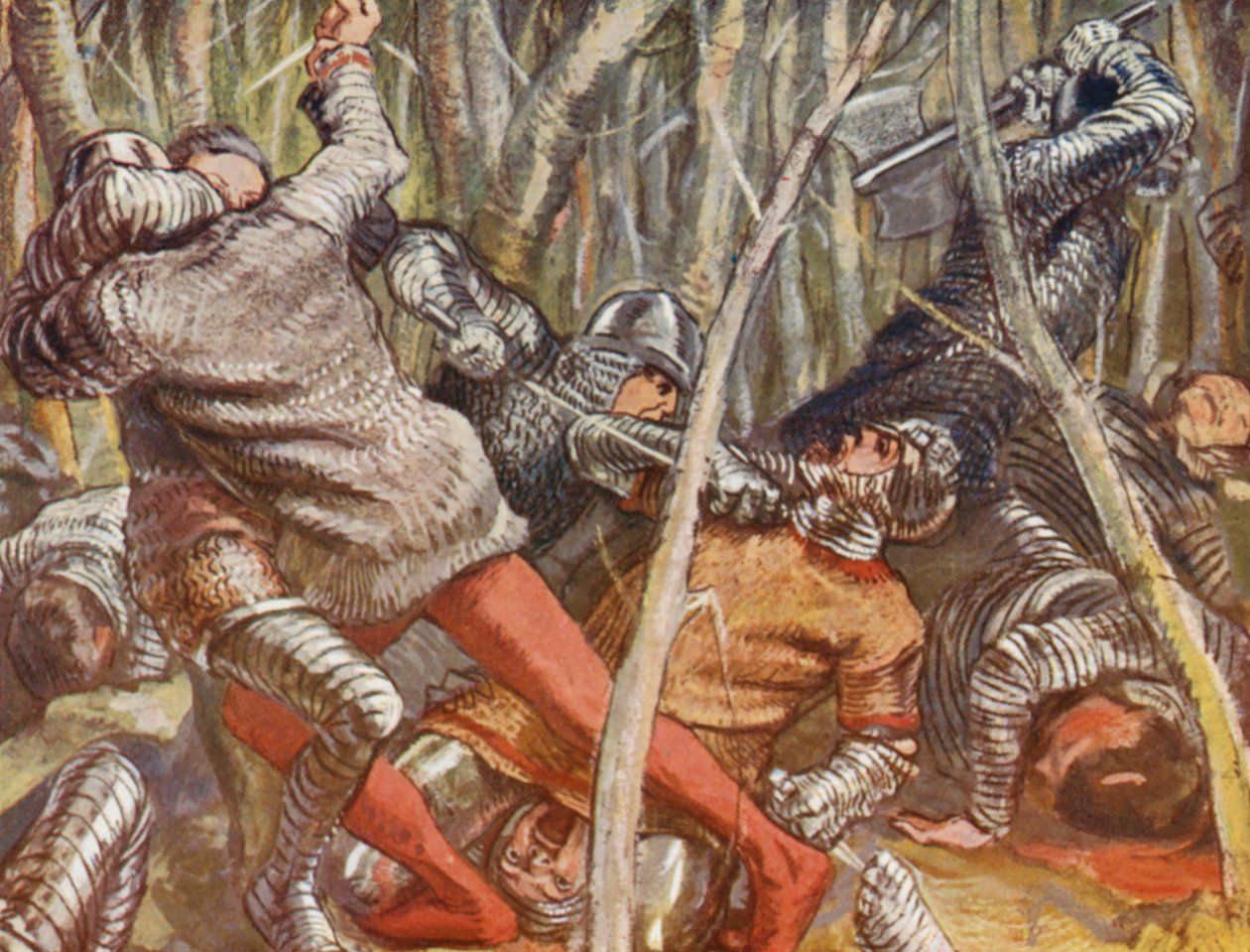 Illustration für Geschichten von Guy of Warwick von Lowes Dalbiac Luard