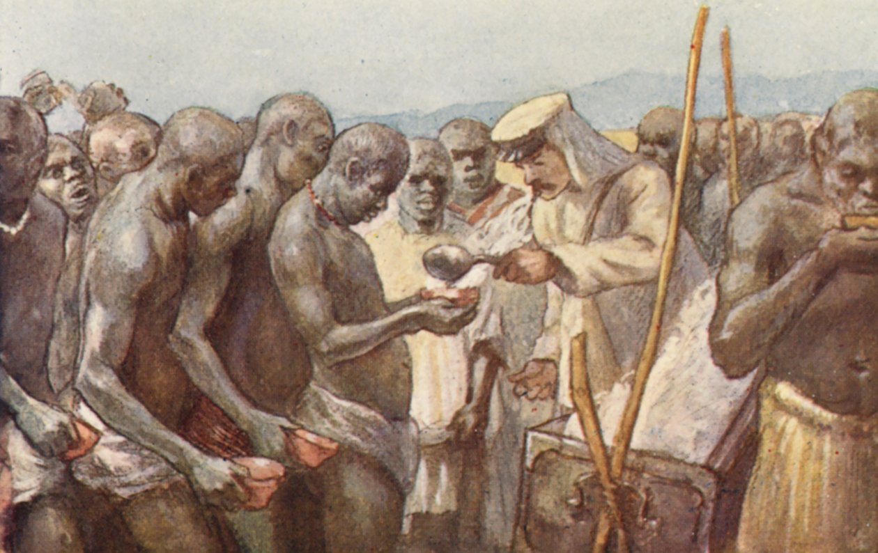 Illustration für das Leben von H.M. Stanley von Lowes Dalbiac Luard