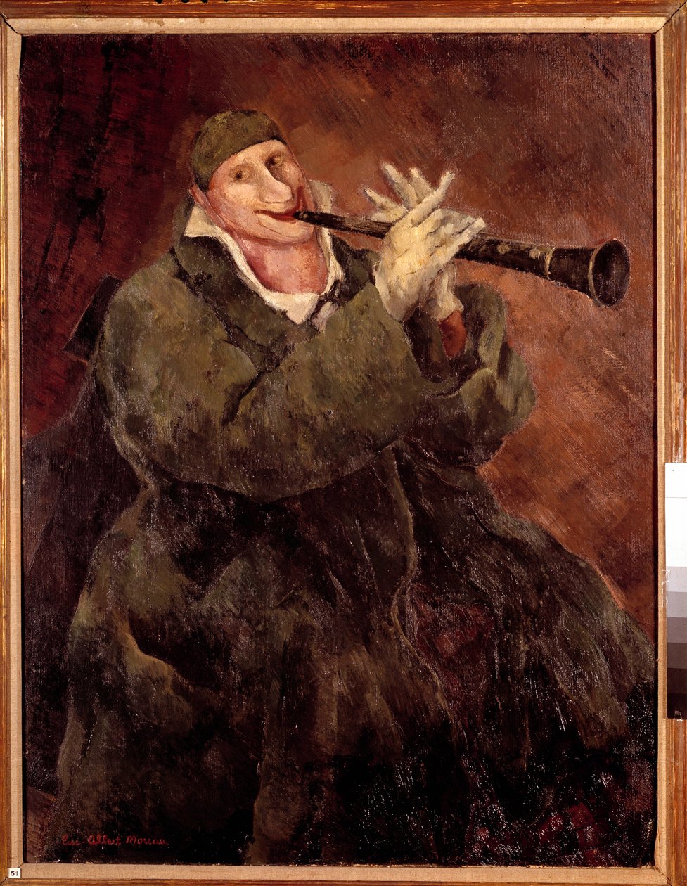 Grock spielt die Trompete von Luc Albert Moreau