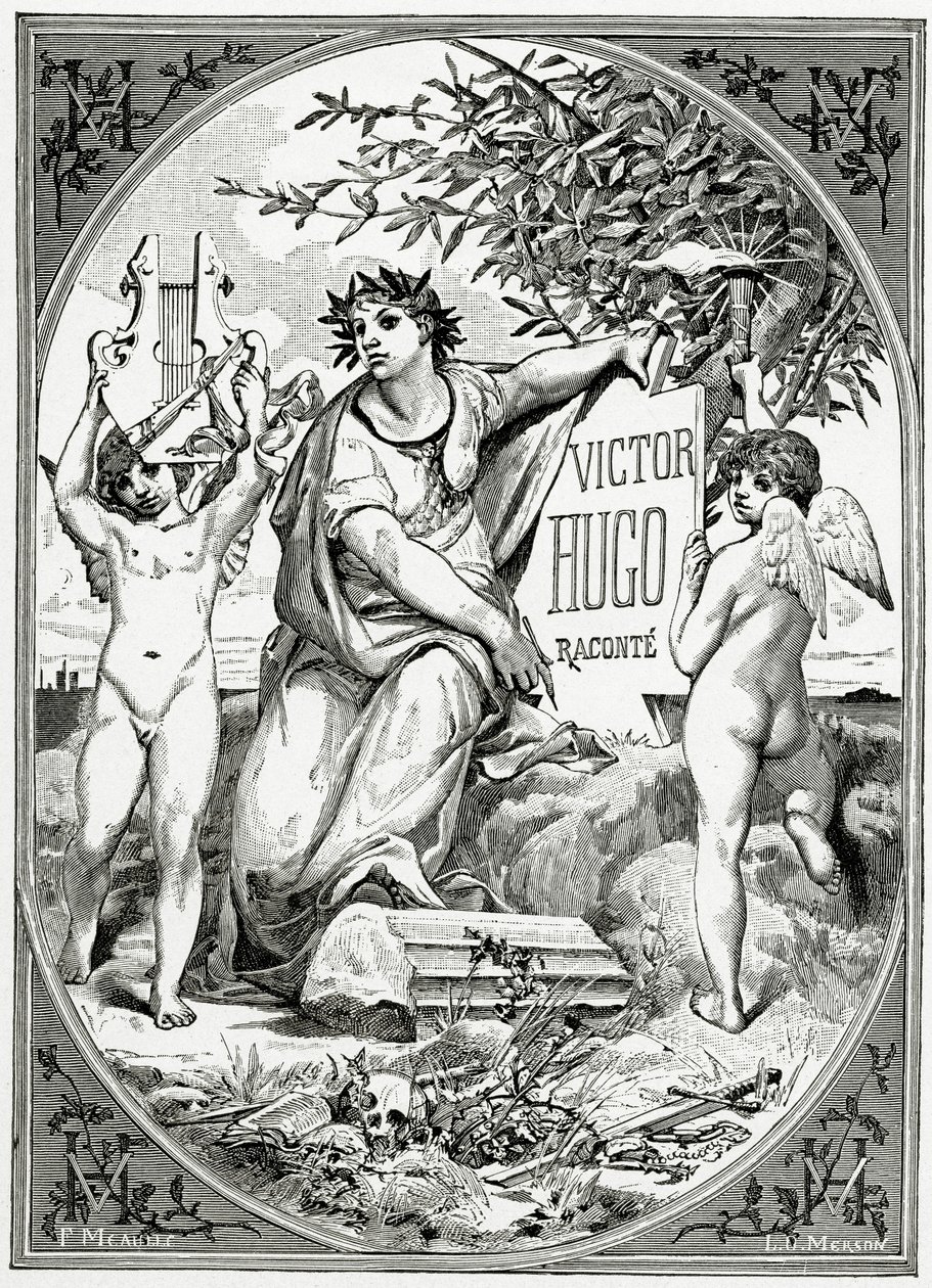 Victor Hugo erzählt von einem Zeugen seines Lebens, 19. Jahrhundert von Luc Oliver Merson