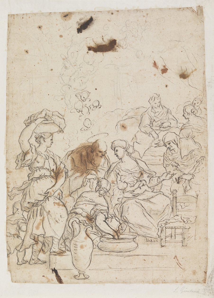 Geburt der Jungfrau von Luca Giordano