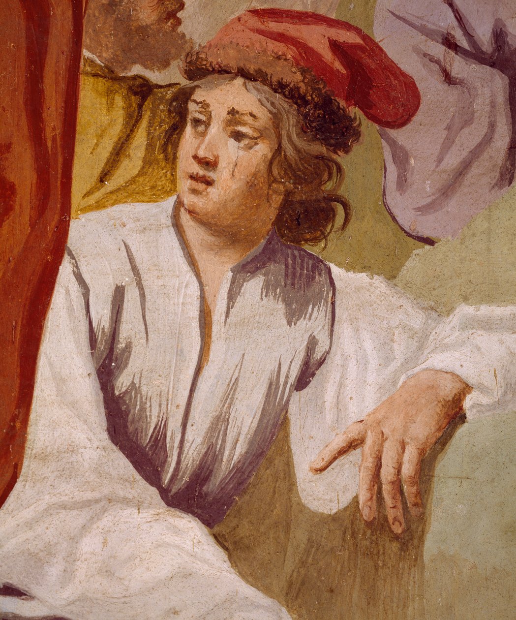 Lykaon, Antenors Sohn, weiht Apollos Dolch in Delphi, Episode aus dem Mythos von Antenor von Luca Ferrari