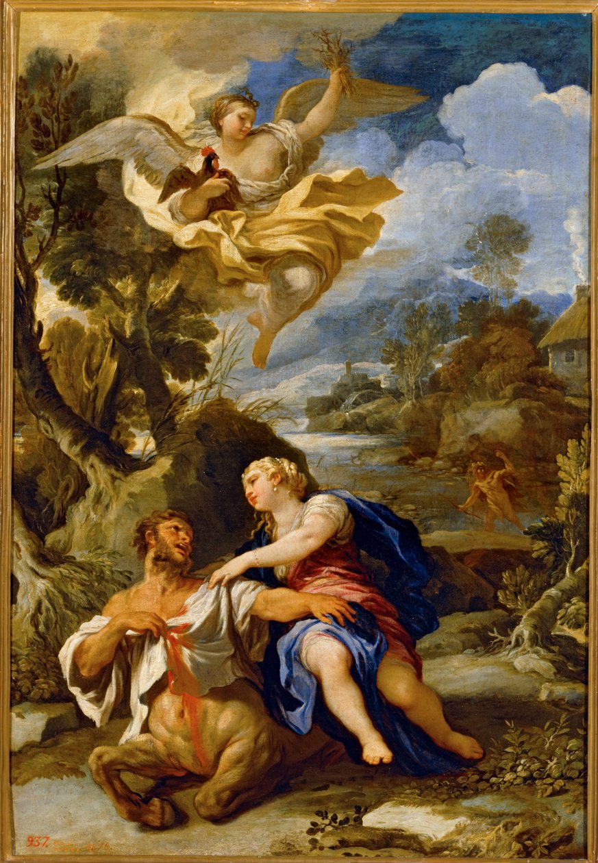 Der Tod des Zentauren Nessus von Luca Giordano