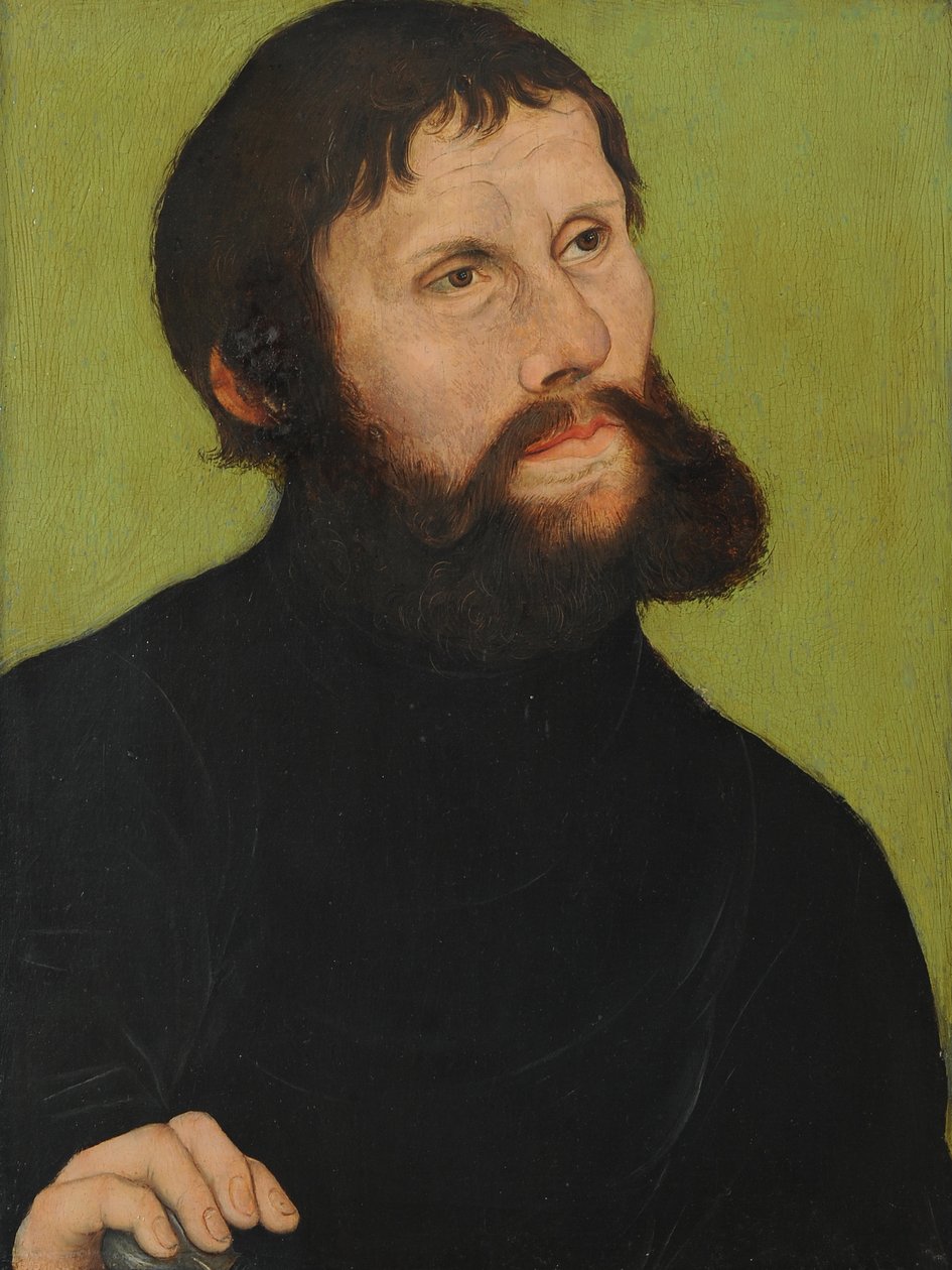 Bildnis Luthers als Junker Jörg von Lucas Cranach the Elder