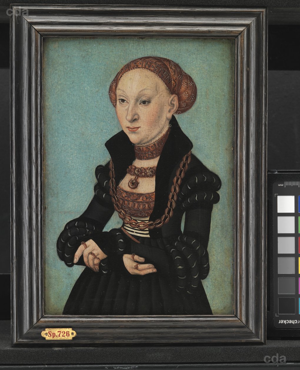 Porträt der Kurfürstin Sibylle von Sachsen von Lucas Cranach the Elder