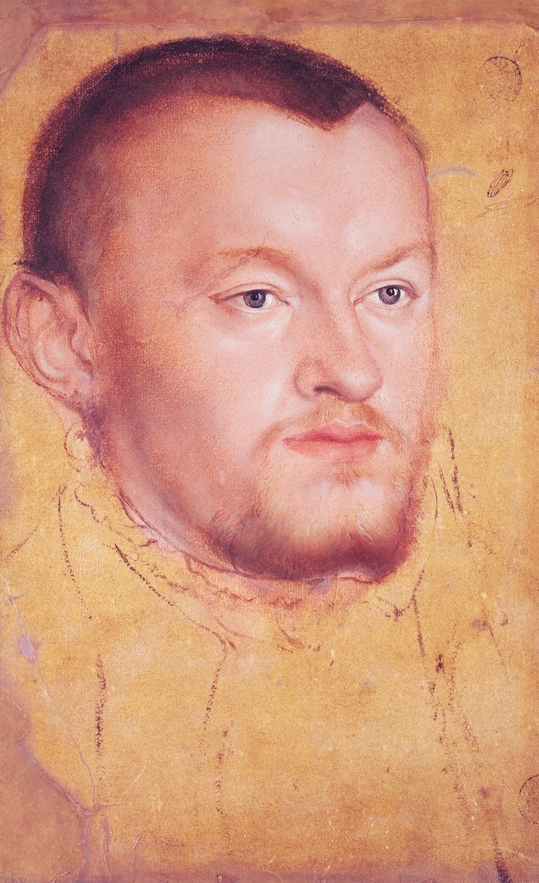 Porträt von August I. (1526-86), Kurfürst von Sachsen von Lucas Cranach the Younger