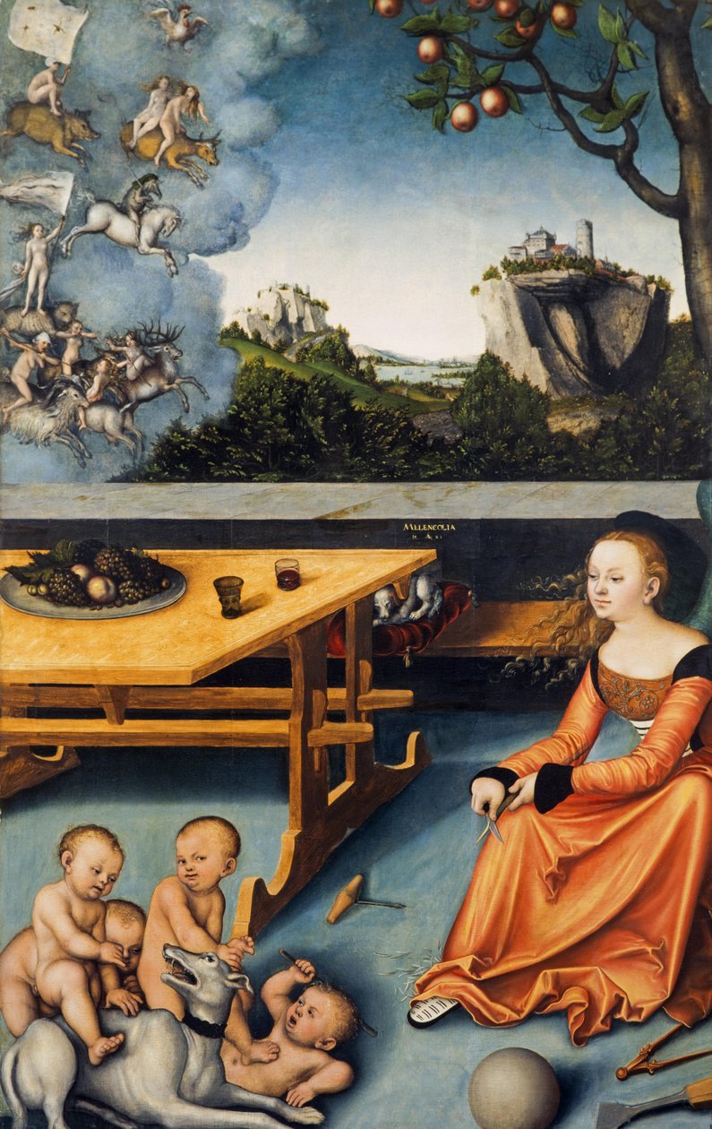 Die Melancholie von Lucas Cranach the Elder