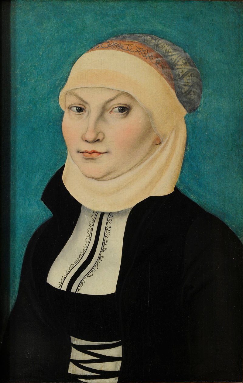 Katharina von Bora, Brustbild, nach links von Lucas Cranach the Elder