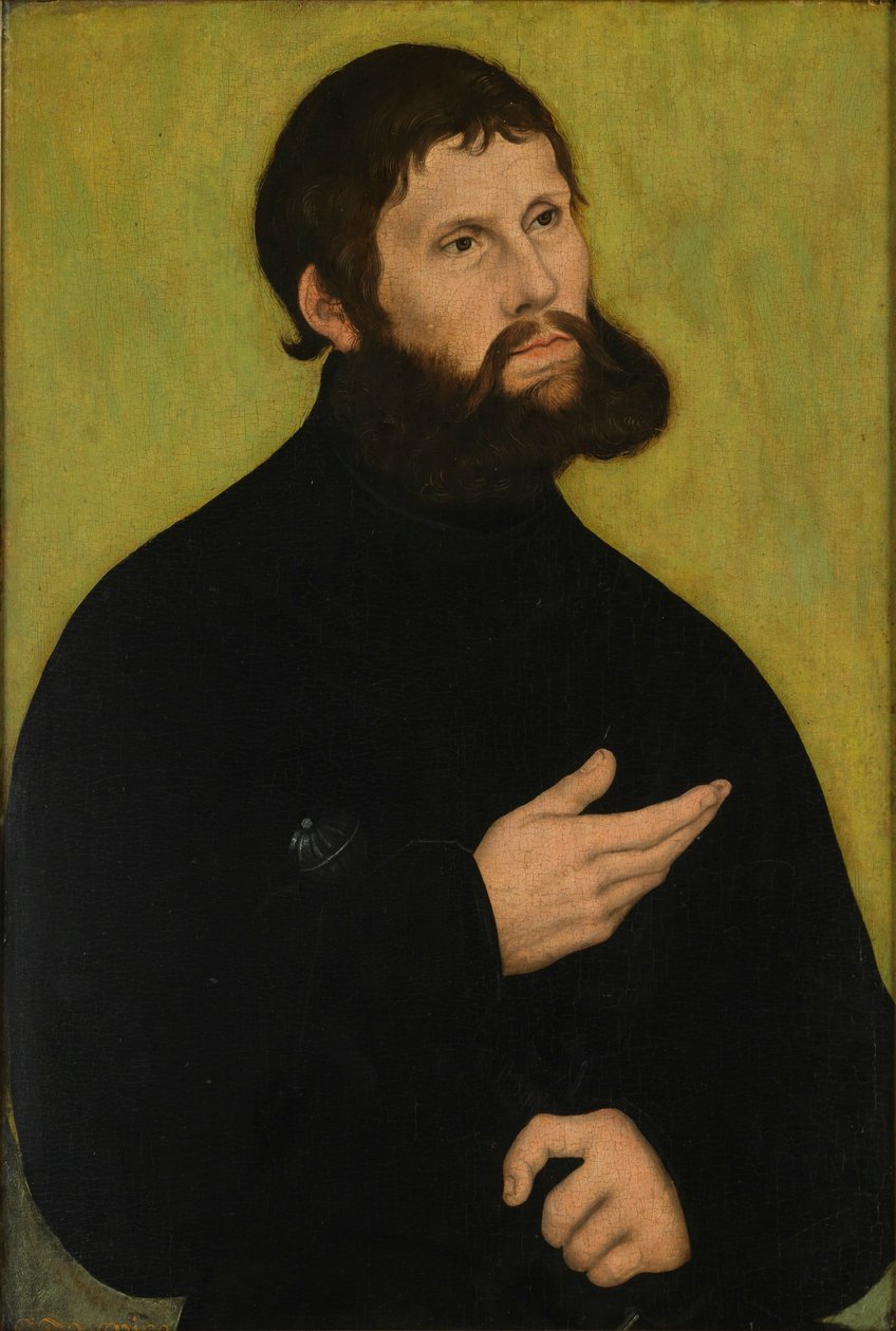 Martin Luther als Junker Jörg von Lucas Cranach the Elder