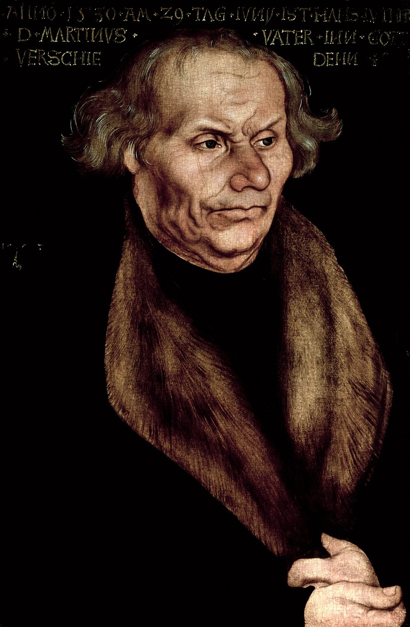 Hans Luther (1459-1530), Vater von Martin Luther von Lucas Cranach the Elder