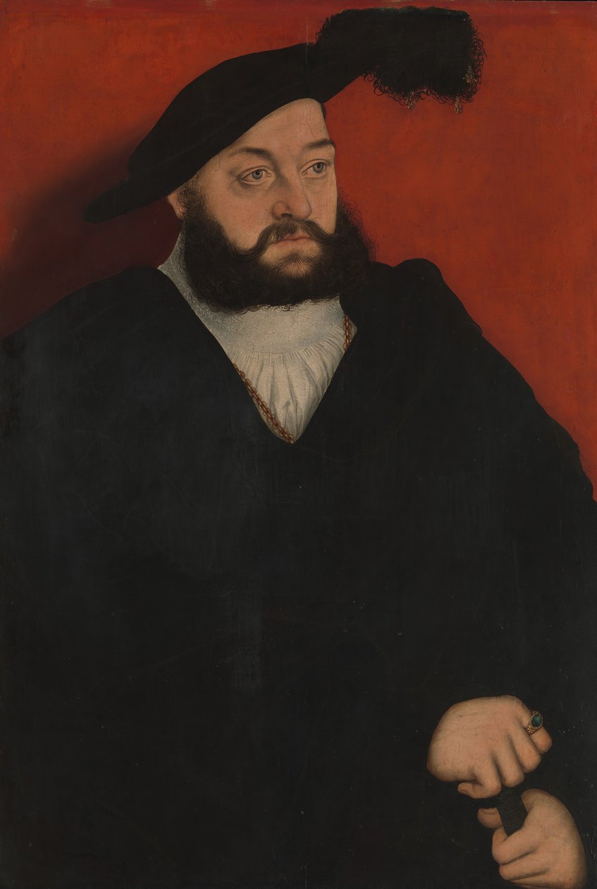Johann 1498-1537, Herzog von Sachsen, ca. 1534-37 von Lucas Cranach the Elder