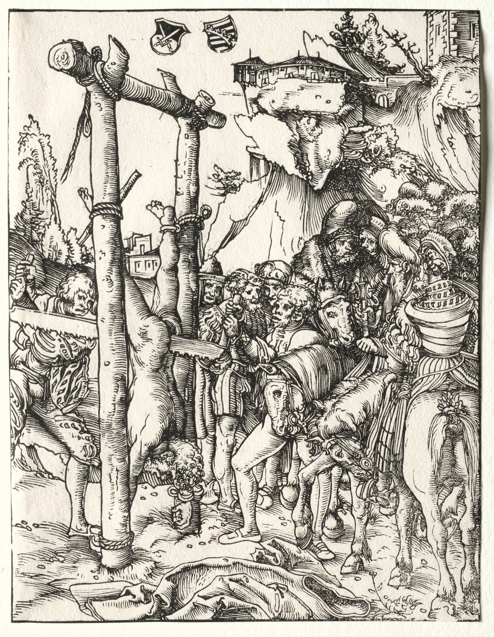 Martyrium des hl. Simeon, ca. 1510-15 von Lucas Cranach the Elder