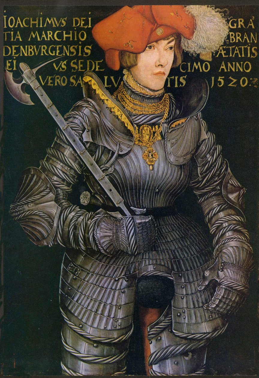 Porträt von Joachim II. von Brandenburg als Kurfürst von Lucas Cranach the Elder