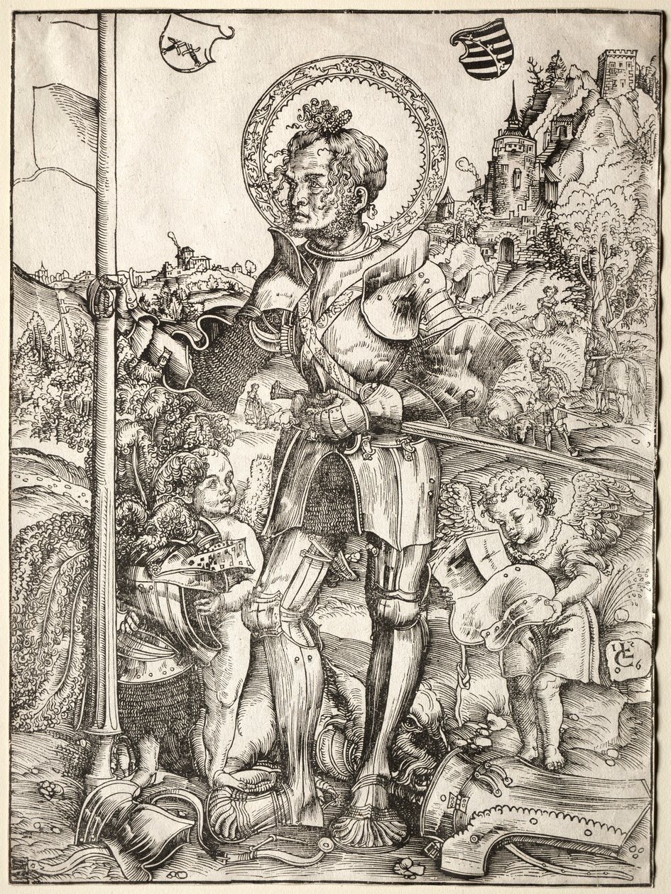 Heiliger Georg stehend, 1506 von Lucas Cranach the Elder