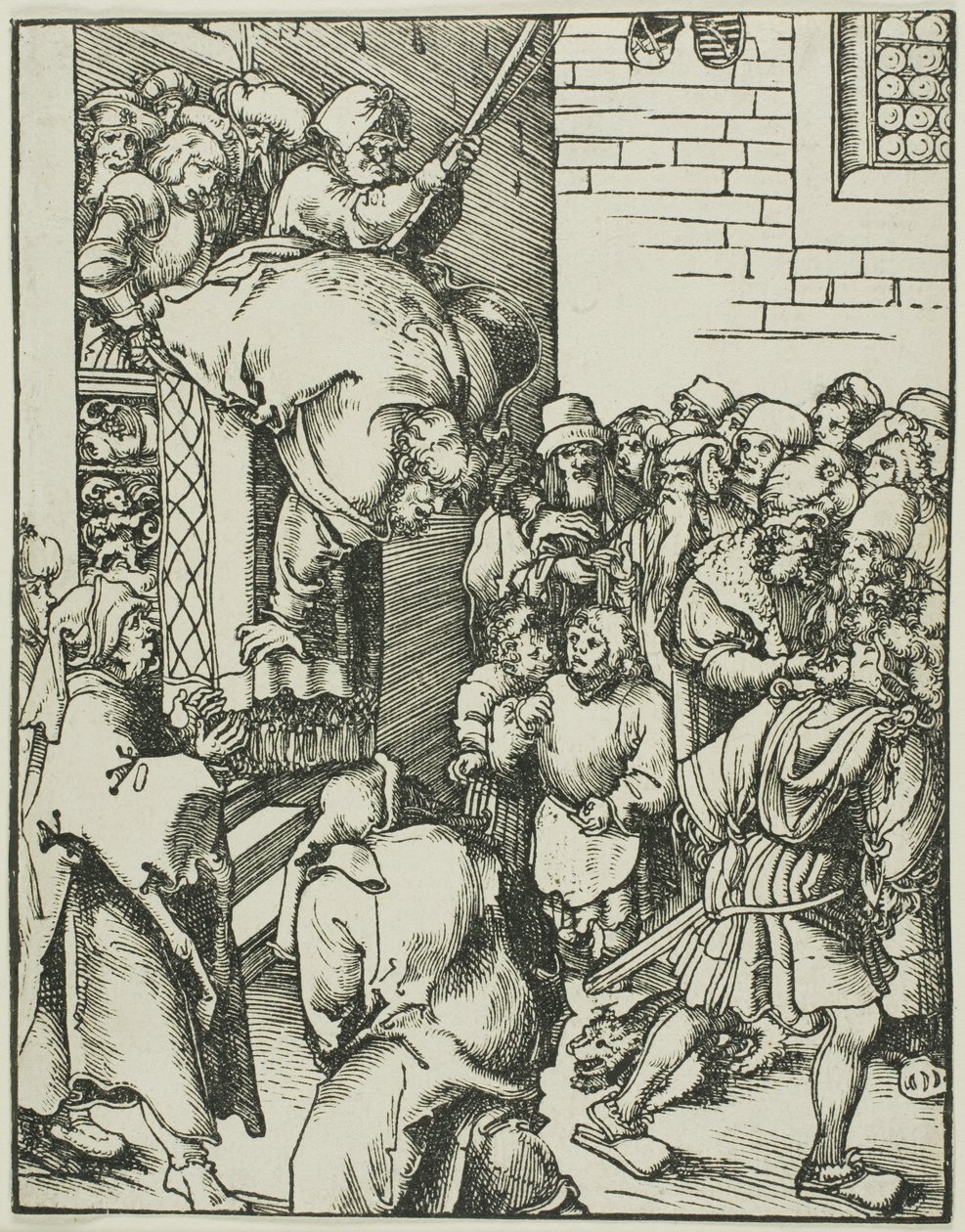 Heiliger Jakobus der Jüngere, Das Martyrium der Apostel von Lucas Cranach the Elder
