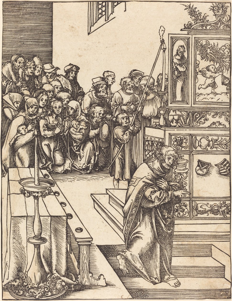 Heiliger Johannes der Evangelist von Lucas Cranach the Elder