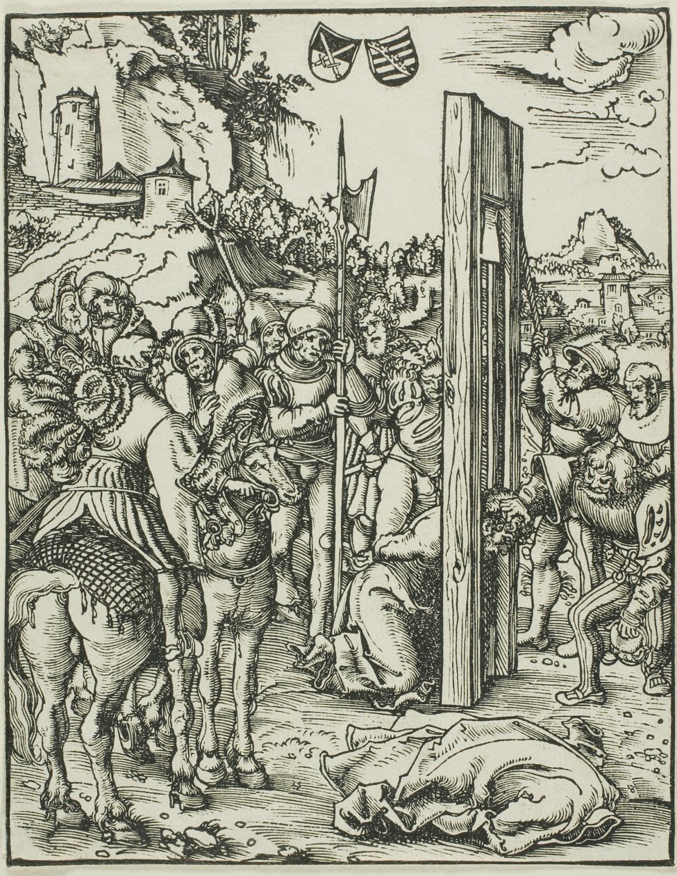Der heilige Matthias, aus Das Martyrium der Apostel von Lucas Cranach the Elder
