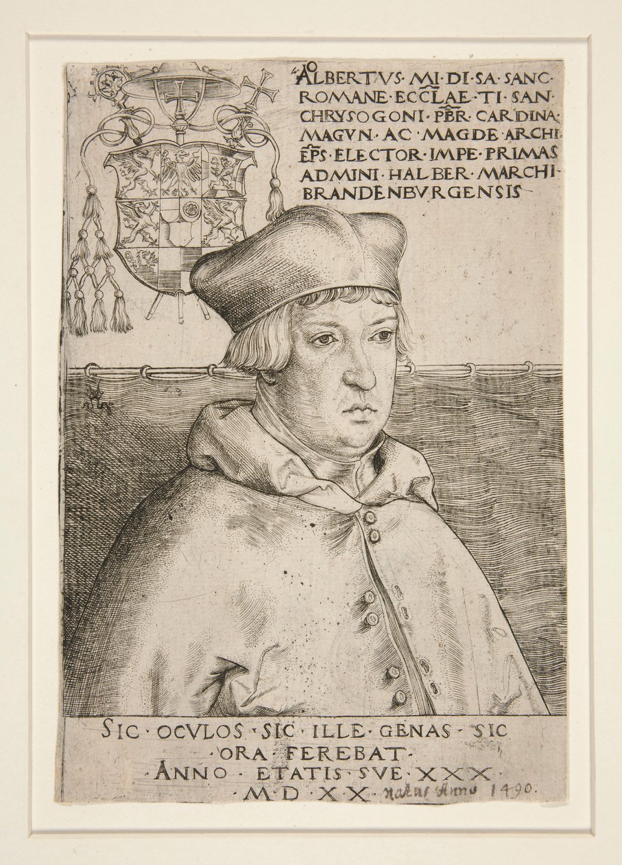 Der Kardinal Albrecht von Brandenburg von Lucas Cranach the Elder