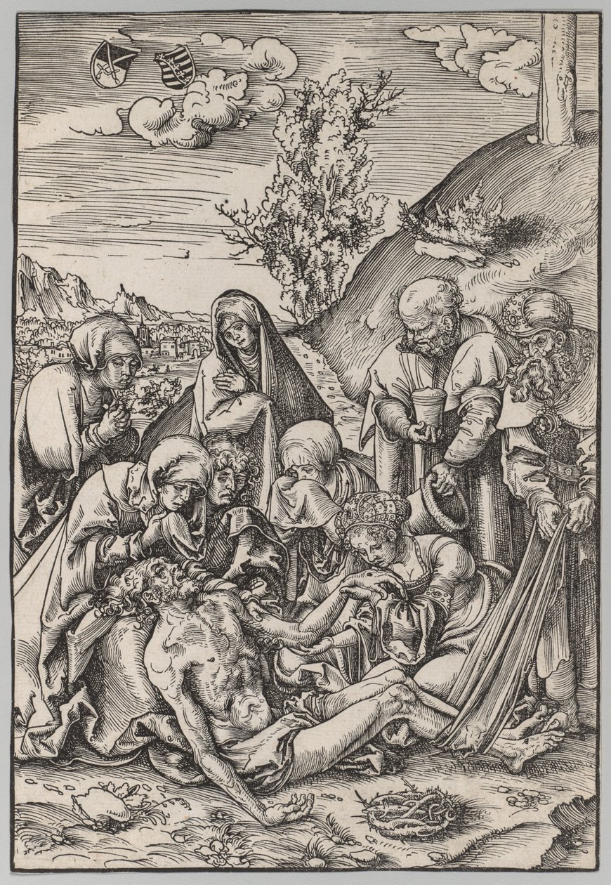 Die Passion: Die Beweinung, 1509 von Lucas Cranach the Elder