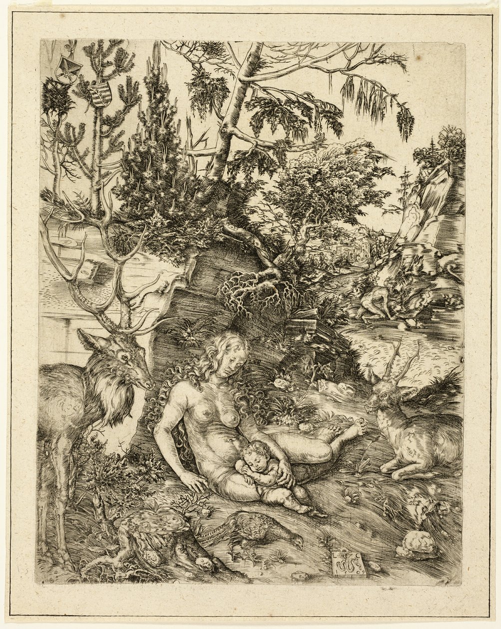 Die Buße des heiligen Johannes Chrysostomus von Lucas Cranach the Elder