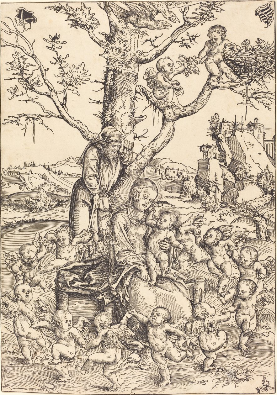 Die Rast auf der Flucht nach Ägypten von Lucas Cranach the Elder