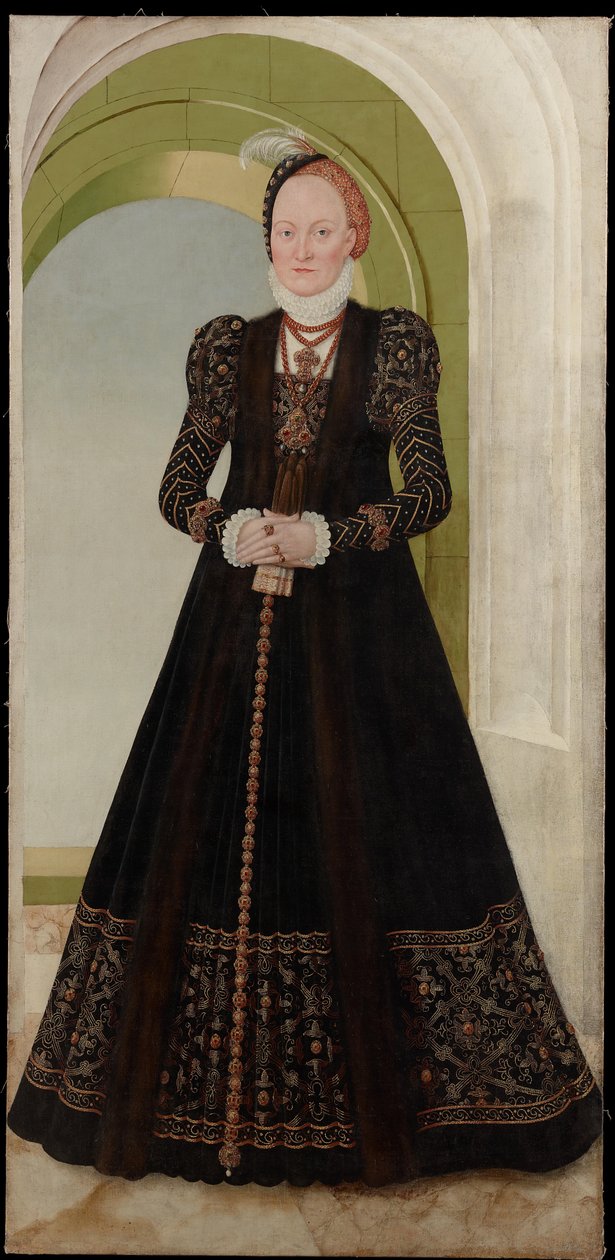 Anna von Dänemark, Herzogin von Sachsen von Lucas Cranach the Younger